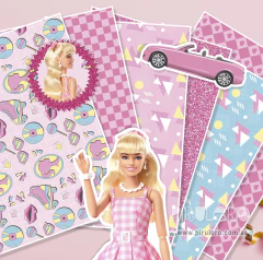 Kit imprimible Barbie Rosa Patines y Rollers - comprar online