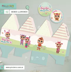 Kit imprimible Bebés llorones, Lágrimas mágicas, cry babies