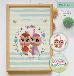 Imagen de Kit imprimible Bebés llorones, Lágrimas mágicas, cry babies