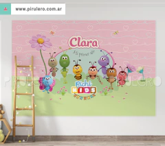 Banner Imprimible Bichikids Rosa