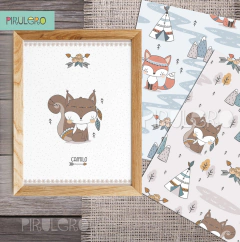 Kit imprimible animalitos del bosque tribal - loja online