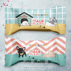 Kit Imprimible perritos cachorros bulldog