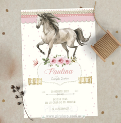 Kit Imprimible Caballos rosa - comprar online