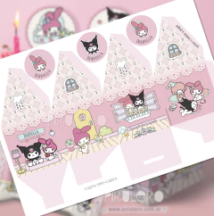 Kit Imprimible My Melody y Kuromi - tienda online