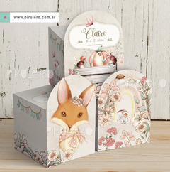 Kit Imprimible Sweet Fox Claire _ Coleccion Bosque Vintage