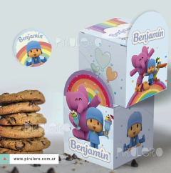 Kit imprimible Pocoyo - Arcoiris celeste