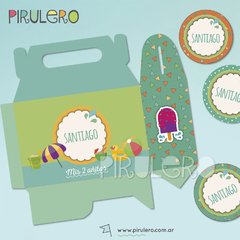 kit imprimible verano y pileta