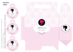 Imagen de Kit Imprimible Barbie Silueta