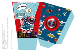 Kit Imprimible Capitan America en internet