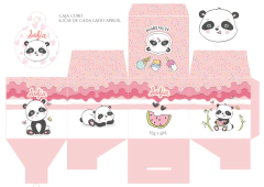 Kit imprimible panda, helado y sandia