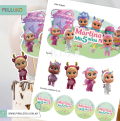 Cake topper Bebes llorones - Cry Babies Fantasy - comprar online