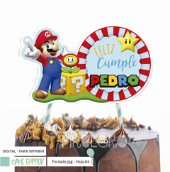Kit imprimible Super Mario Bros - Pirulero