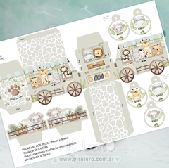 Kit imprimible Safari animales de la selva - comprar online