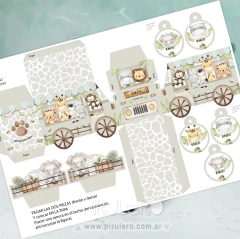 Kit imprimible Safari animales de la selva - comprar online