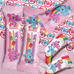 Kit imprimible Las Pistas de Blue Rosa_Blue's Clues