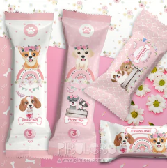 Kit Imprimible perritos cachorros, flores y arcoiris