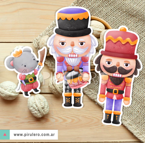 Kit Imprimible Cascanuces de Navidad