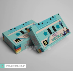 Caja Cassette Stranger Things 4 celeste