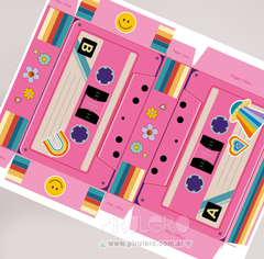 Caja Cassette fucsia retro - buy online