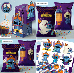 Kit imprimible Stitch Halloween