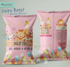 Chip Bags Modelo animales acuarela 2