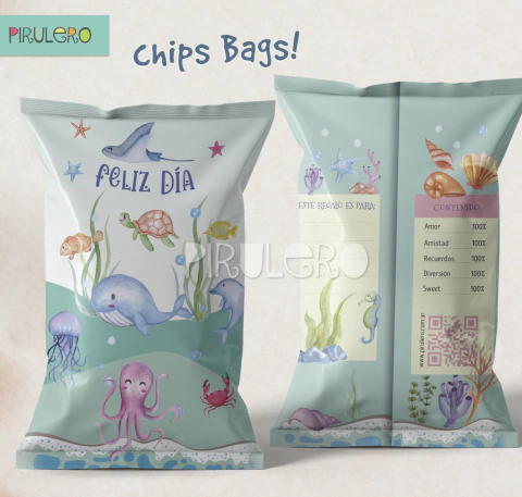 Chip Bags Bajo el Mar