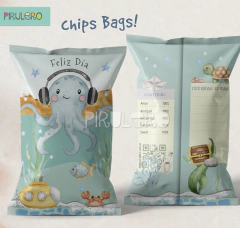 Chip Bags Pulpo Bajo el Mar