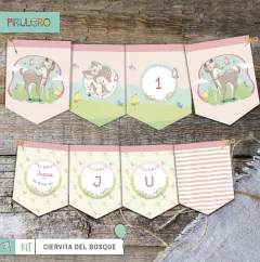 Kit imprimible Ciervita del bosque - comprar online