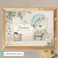 Image of Kit Imprimible Oso Jamie _ Coleccion Bosque Vintage
