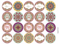 Kit imprimible Mandalas en internet
