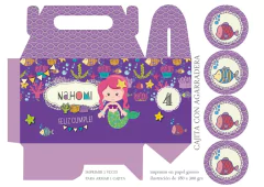 Kit Imprimible Mar y Sirenita - tienda online