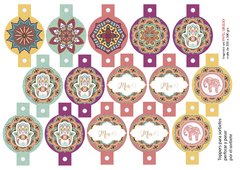 Kit imprimible Mandalas - Pirulero