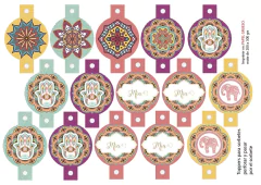 Kit imprimible Mandalas - Pirulero