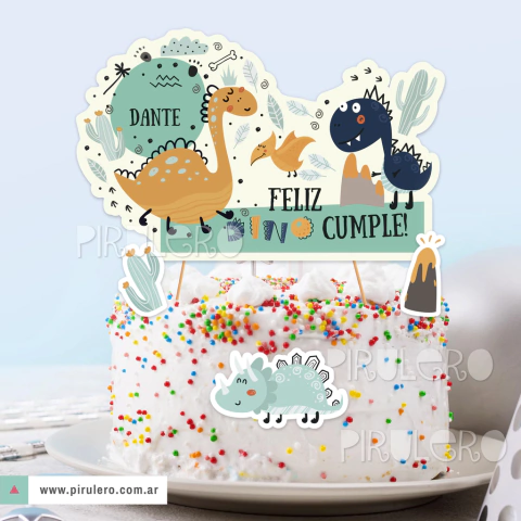 Cake topper Dinos ROar