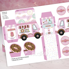 Kit imprimible Donas - tienda online