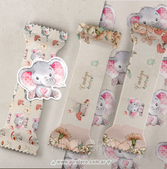 Imagem do Kit Imprimible Annie Elefante de Acuarela _ Coleccion Bosque Vintage