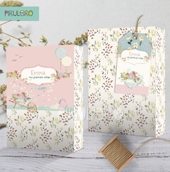 Kit Imprimible Flores de primavera - primer año - candy bar - baby shower - pirulero imprimibles