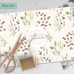 Kit Imprimible Flores de primavera - primer año - candy bar - baby shower - pirulero imprimibles