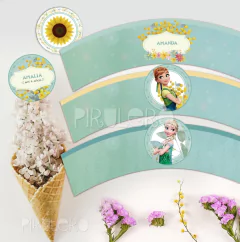 Kit imprimible Frozen Fever en internet