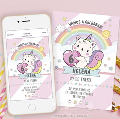 Imagen de Kit Imprimible Gatito Unicornio