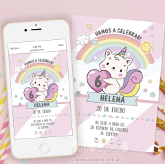 Imagen de Kit Imprimible Gatito Unicornio