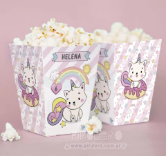 Kit Imprimible Gatito Unicornio