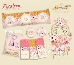 Kit imprimible boho atrapasueños Pirulero