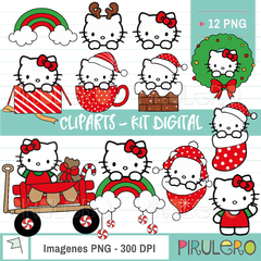 Cliparts Hello Kitty Navidad Kit Imagenes Png