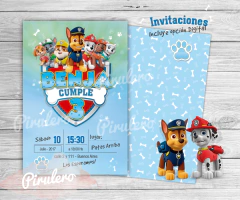 Kit imprimible Patrulla Canina Paw Patrol