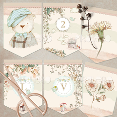 Kit Imprimible Oso Jamie _ Coleccion Bosque Vintage - online store