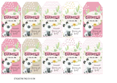 Kit imprimible Panda Rosa - Pirulero