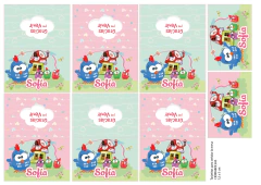 Kit imprimible Gallinita pintadita