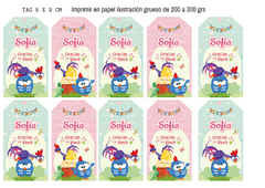 Kit imprimible Gallinita pintadita - comprar online