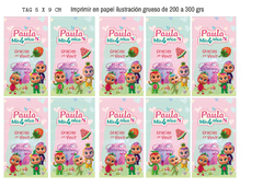 Kit imprimible Bebés llorones Tutti Frutti, cry babies en internet
